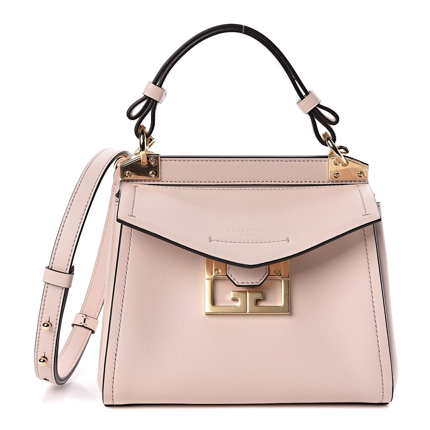 GIVENCHY Calfskin Mini Mystic Shoulder Bag Pale Pink 462316
