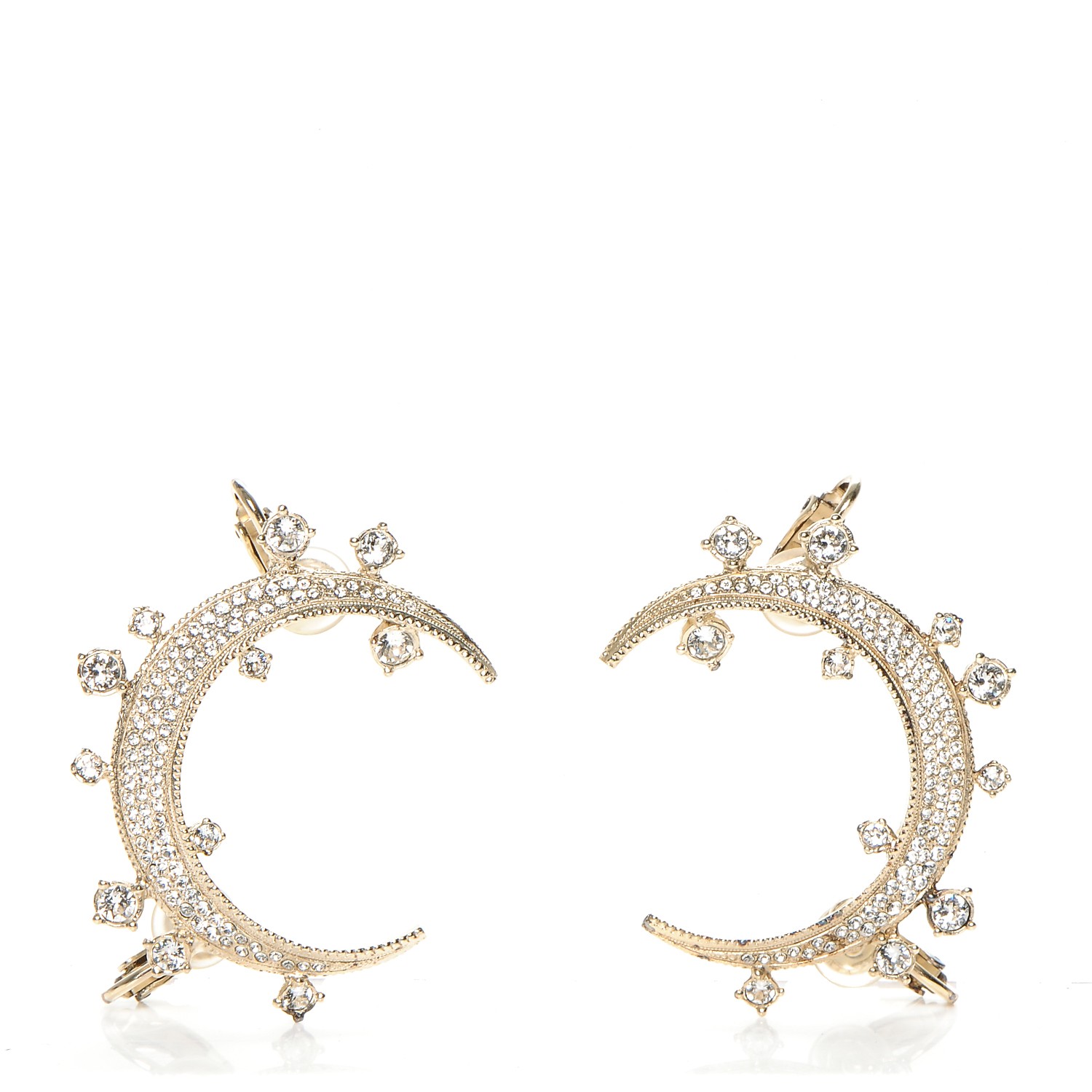 moon clip on earrings
