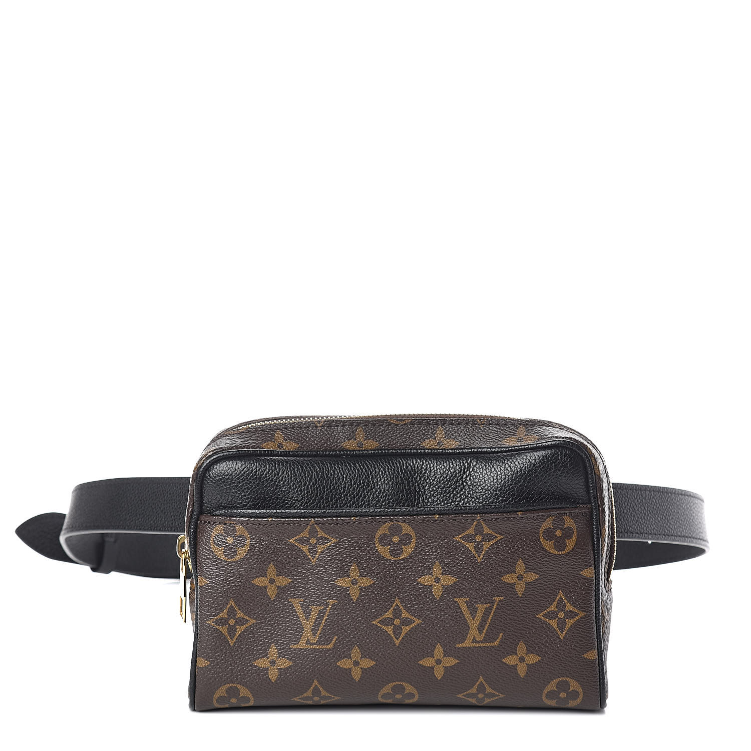 LOUIS VUITTON Monogram Uniformes Belt Bag Black 511694 FASHIONPHILE