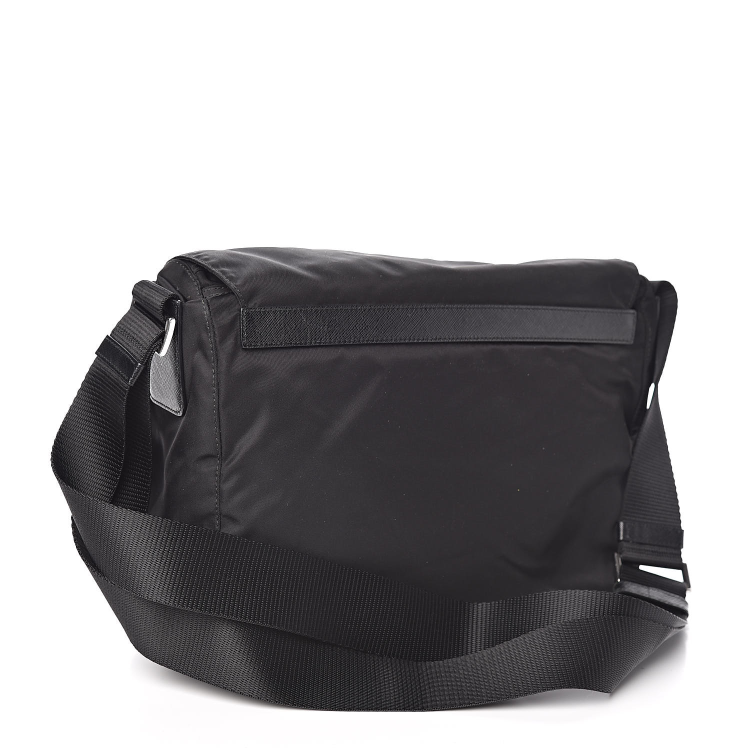 PRADA Nylon Vela Sport Messenger Bag Black 511416