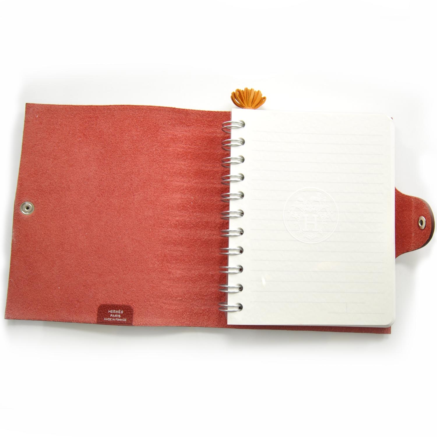 HERMES Togo Ulysse PM Notebook Cover w Refill and Carmencita Page