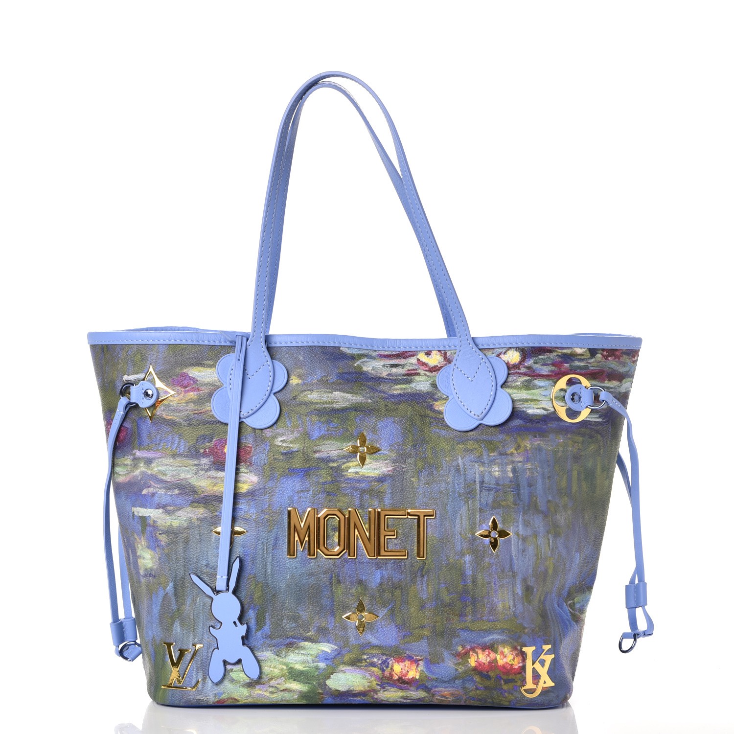 Louis Vuitton Neverfull Nm Tote Limited Edition Jeff Koons Da