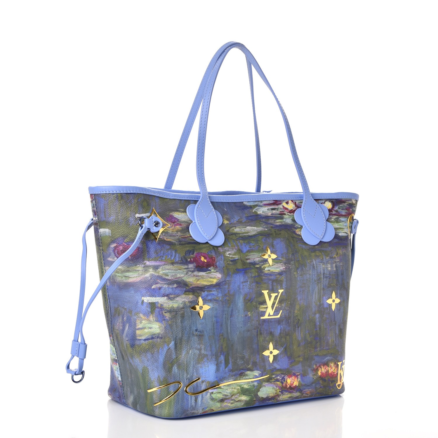 LOUIS VUITTON Masters Jeff Koons Monet Neverfull MM 240325