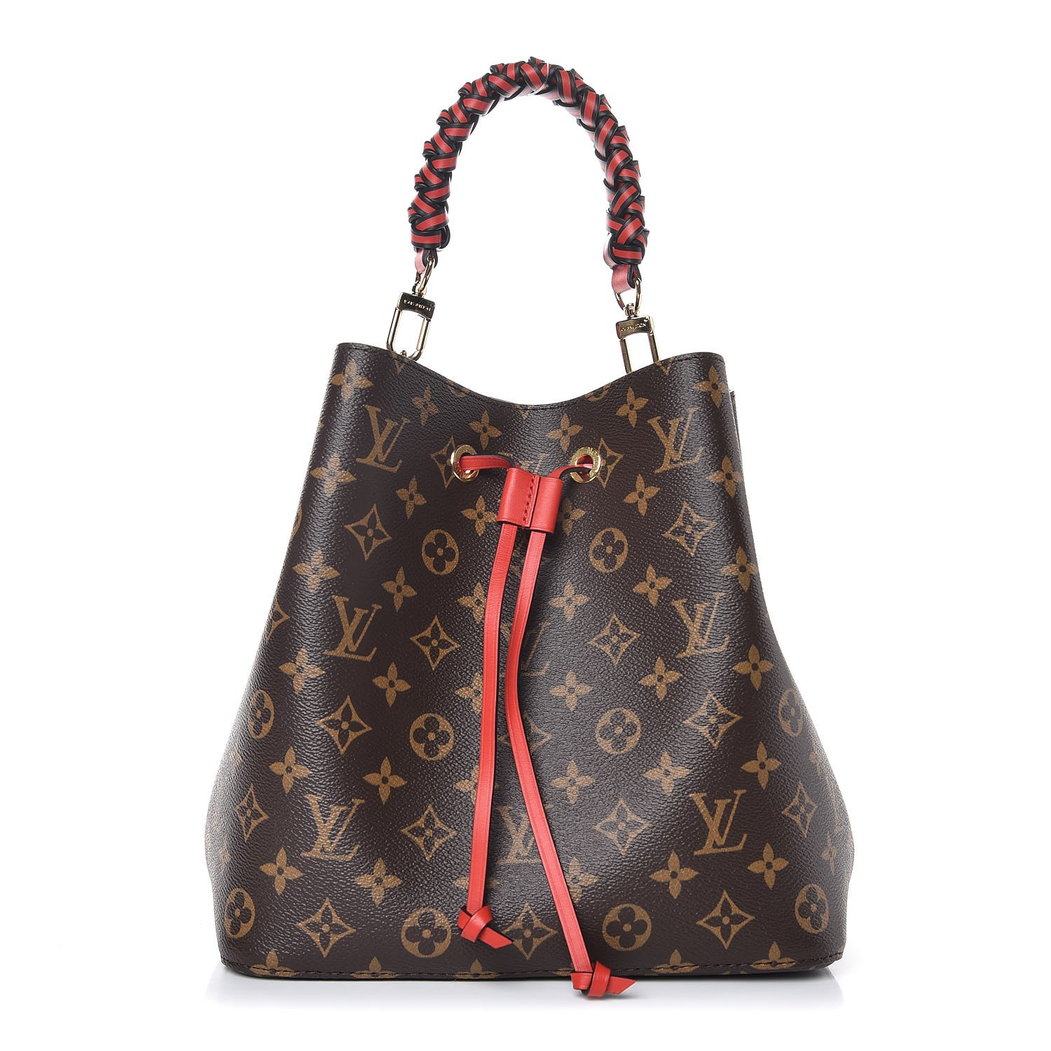 LOUIS VUITTON Monogram Braided Neonoe Coquelicot 312970