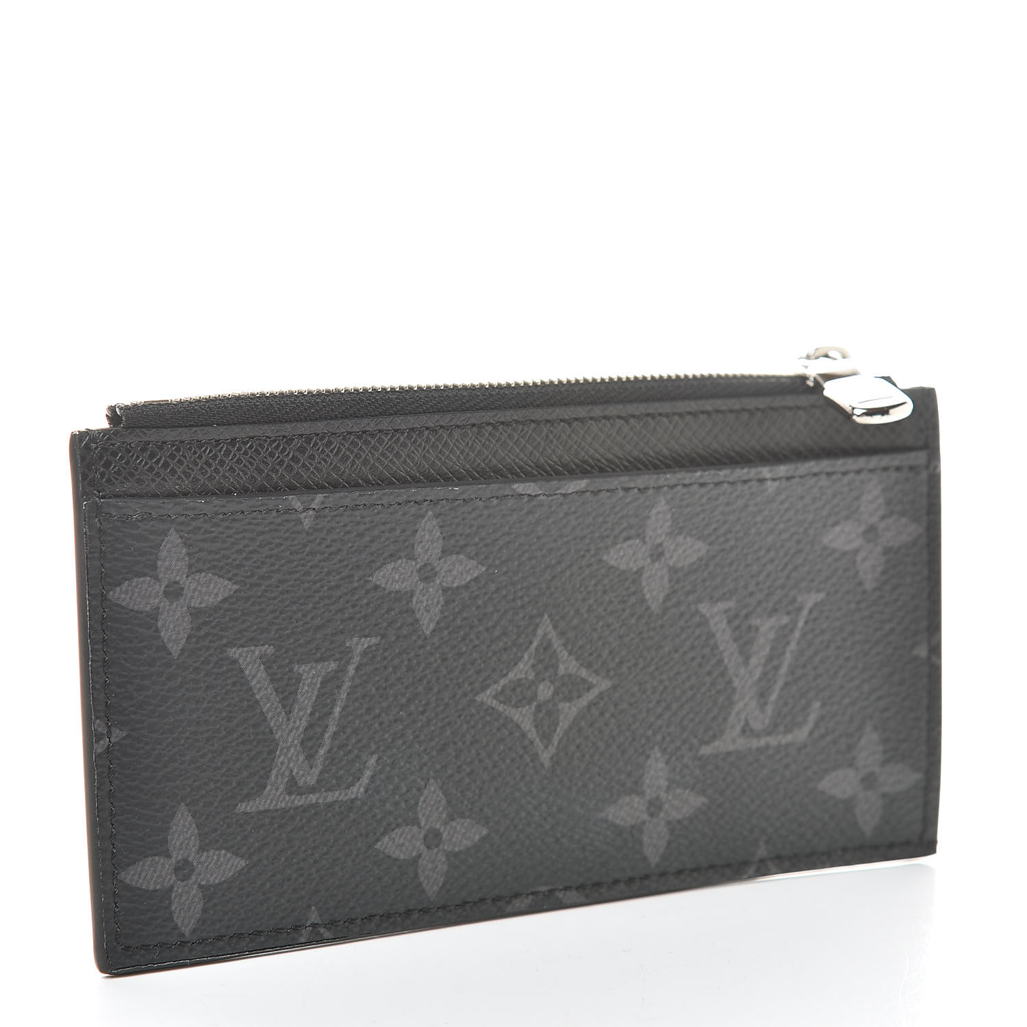 Louis Vuitton Discovery Compact Wallet Monogram Eclipse Reverse Gray