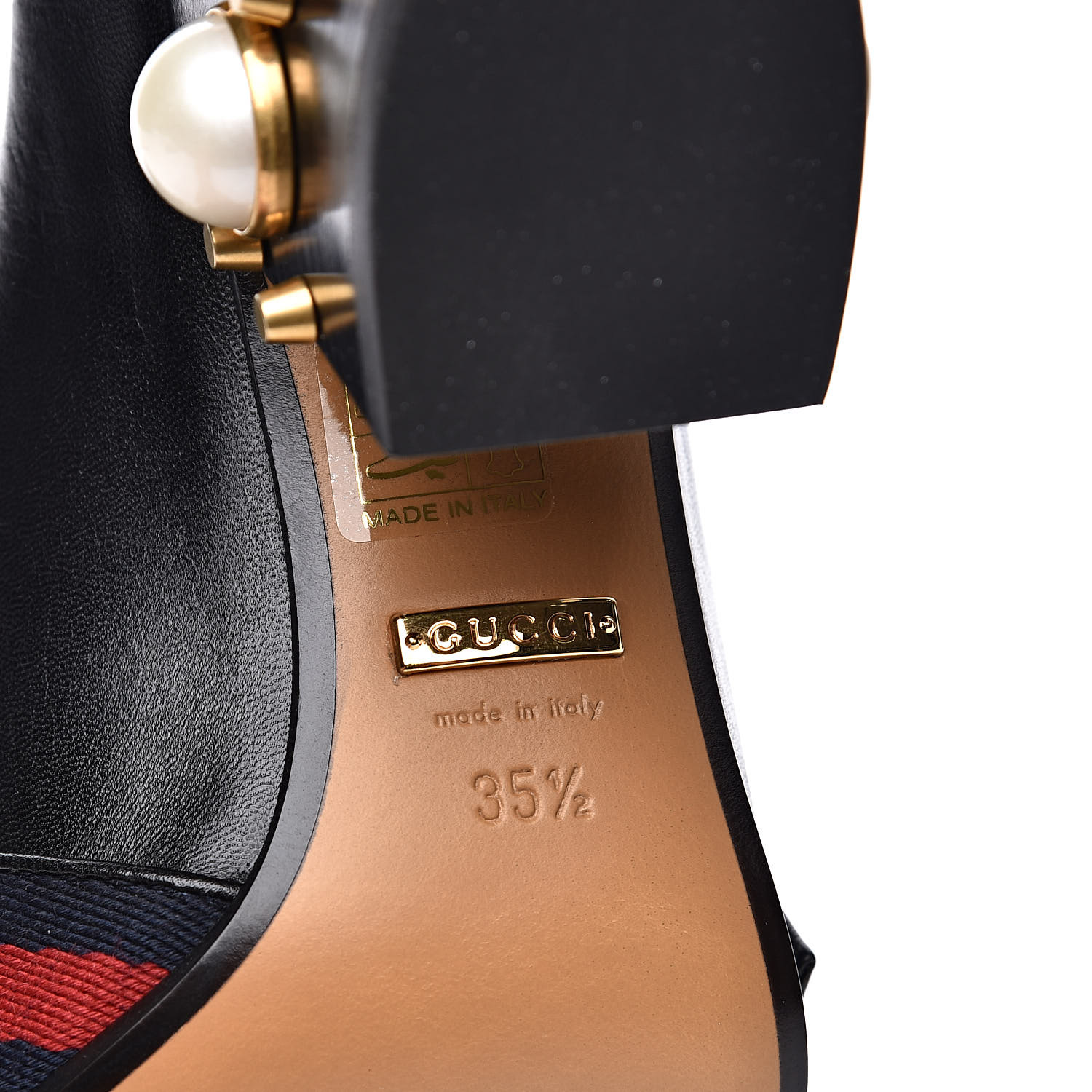 gucci peyton pearl pump