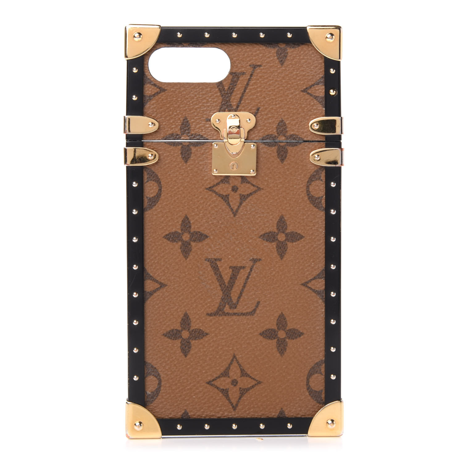 Louis Vuitton Eye Trunk Iphone 7 Plus Case Monogram Reverse Brown