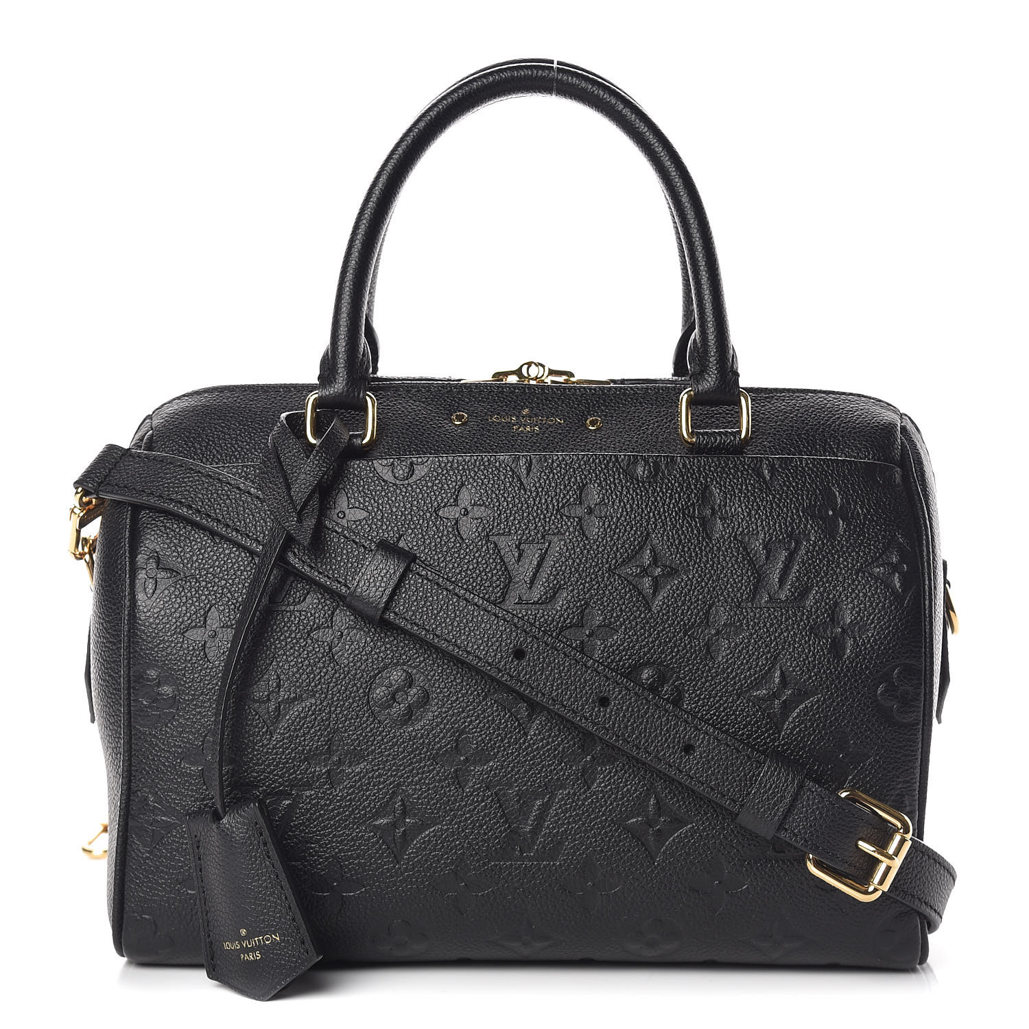 LOUIS VUITTON Empreinte Speedy Bandouliere 25 NM Black 426730