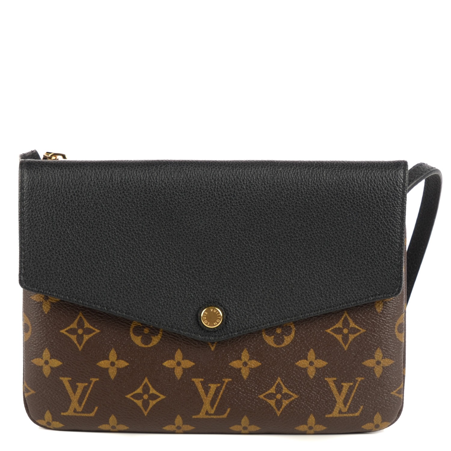 LOUIS VUITTON Monogram Twice Black 113860