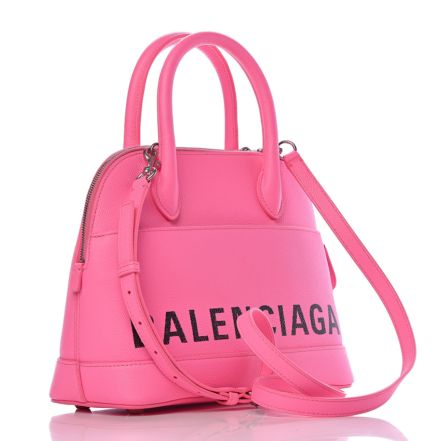 pink balenciaga ville bag