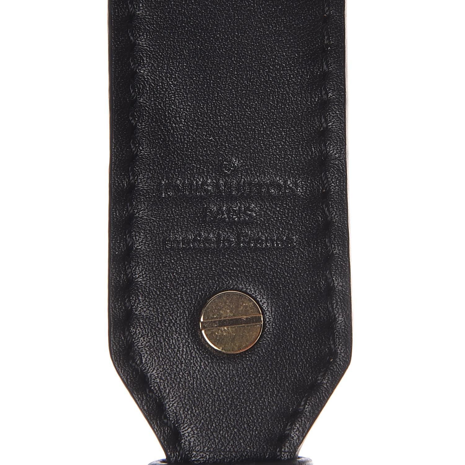 LOUIS VUITTON Monogram Reverse Bandouliere Shoulder Strap XL Black 327725