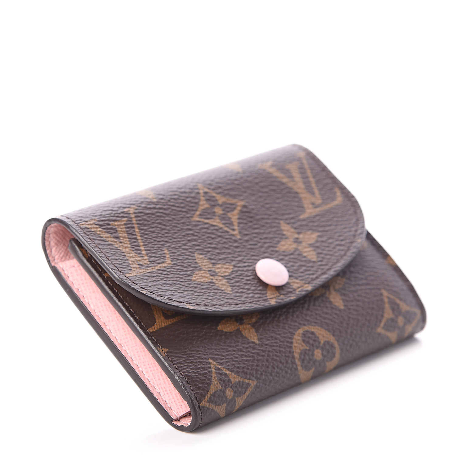 LOUIS VUITTON Monogram Rosalie Coin Purse Rose Ballerine 571074