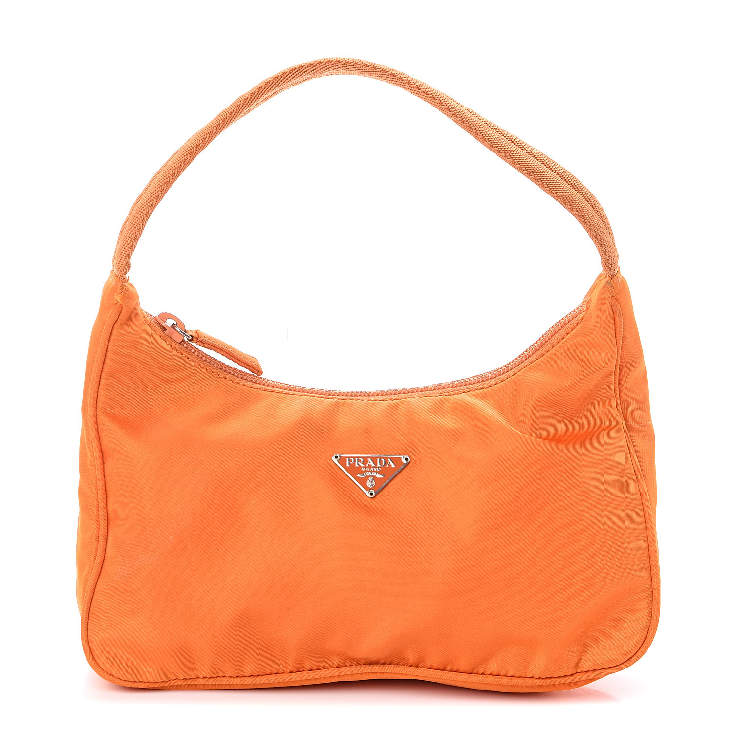 orange prada handbag