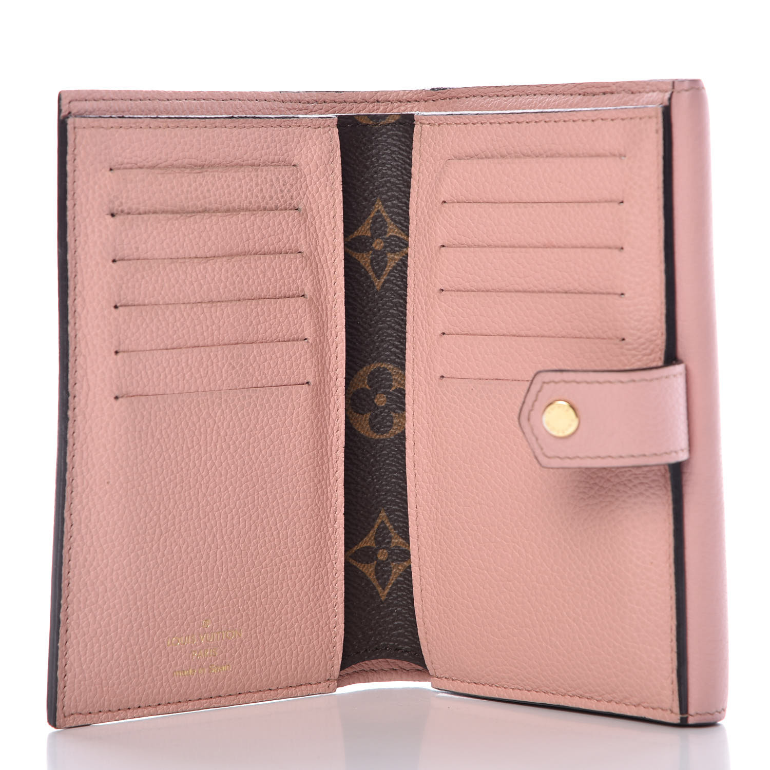 Louis Vuitton Monogram & Leather Pallas Compact Wallet