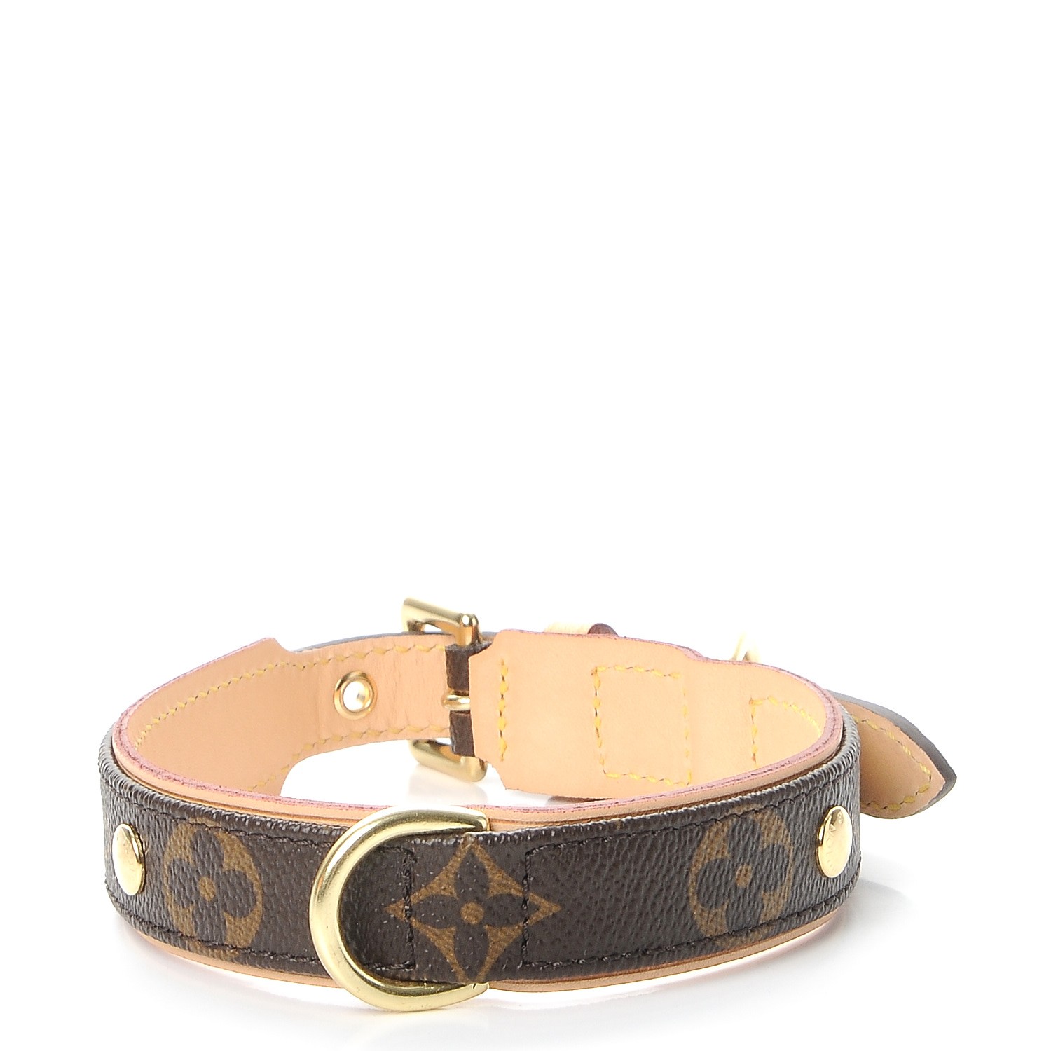 Louis Vuitton Collier Baxter MM Dog Collar Monogram 42cm(16.5"