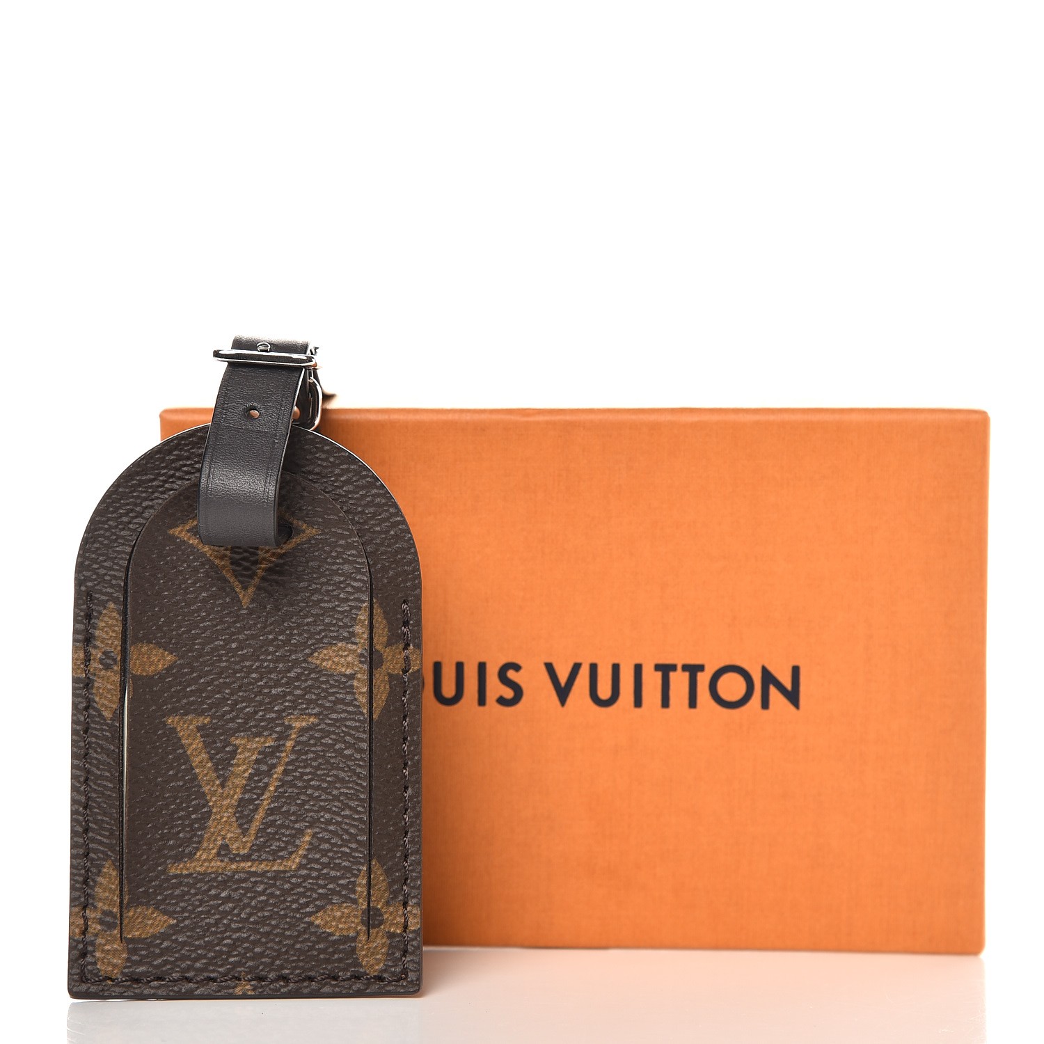 LOUIS VUITTON Monogram Iconoclasts Luggage Tag Black 245280