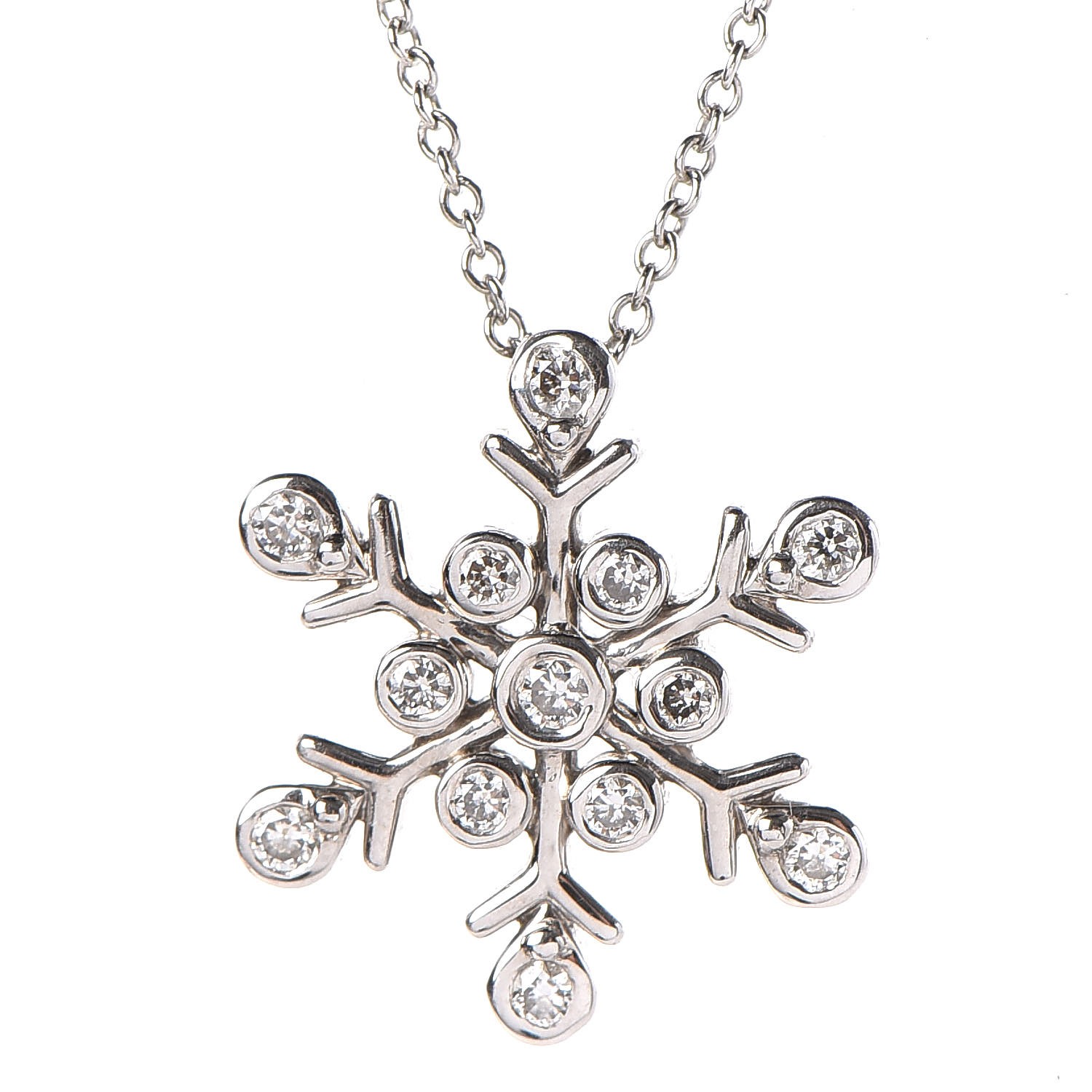 tiffany snowflake necklace