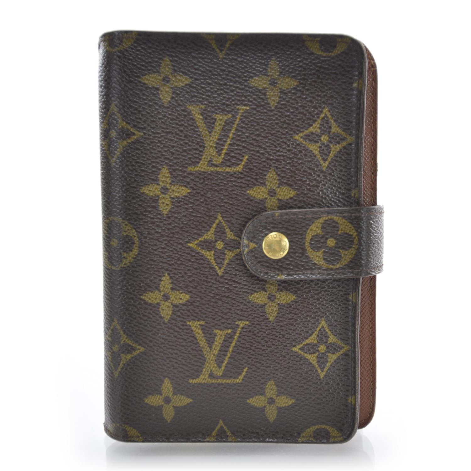 LOUIS VUITTON Monogram Zipped Wallet Snap w ID Holder 34414