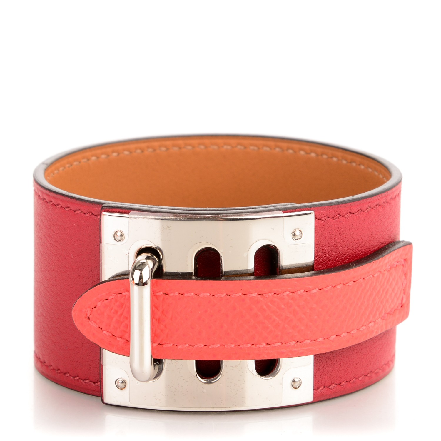 Hermes Epsom Swift Intense S Bracelet Rouge Grenat Rose Jaipur 168039 Bracelet Rouge Grenat Rose Jaipur 168039