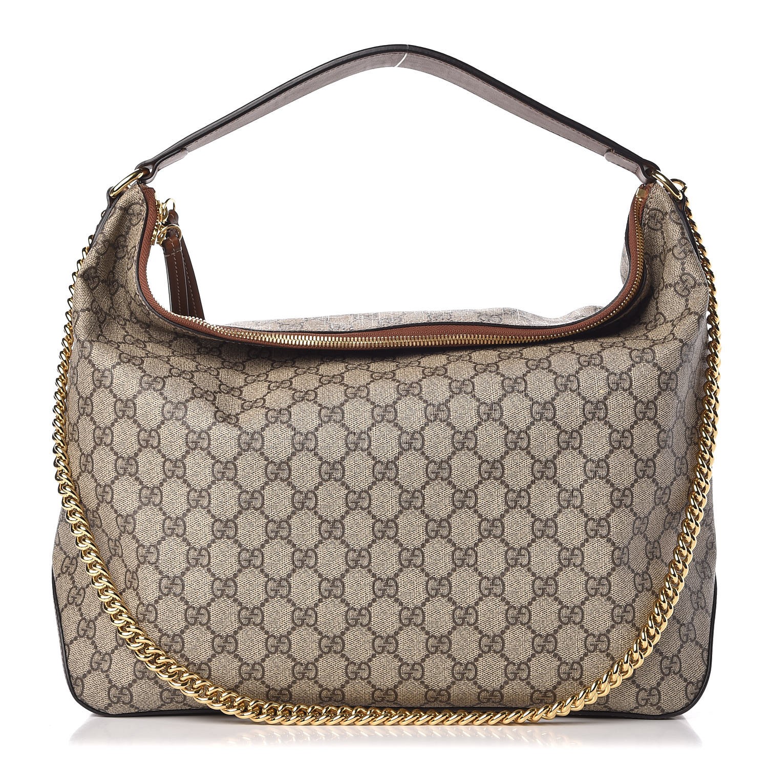 linea a large gg supreme canvas hobo bag