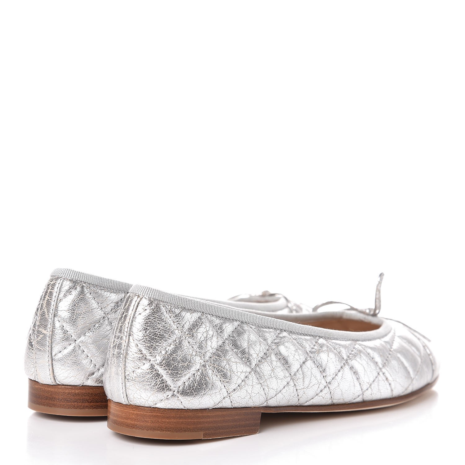 chanel aged calfskin ballerina