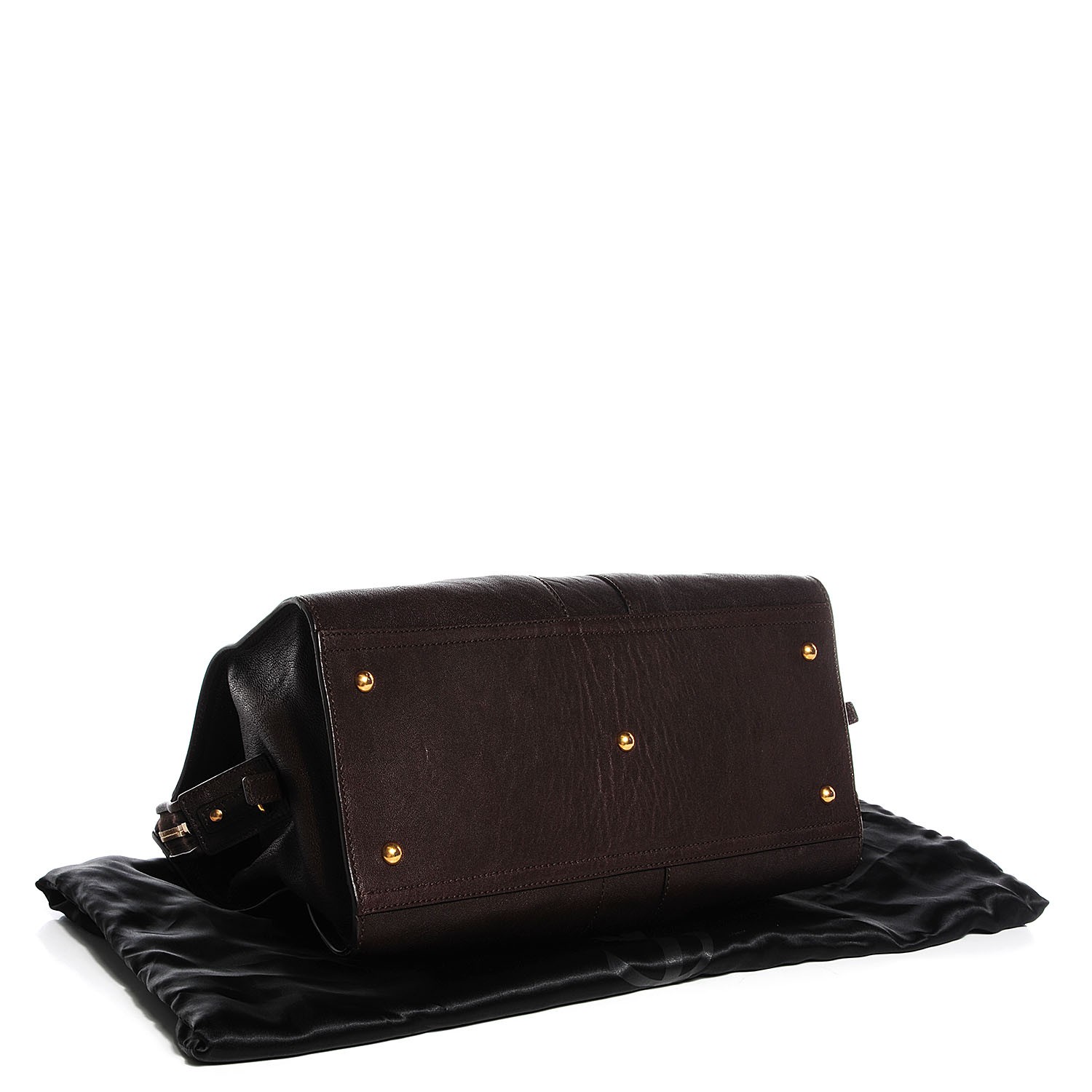 saint laurent mini pac pac in shearling and lambskin