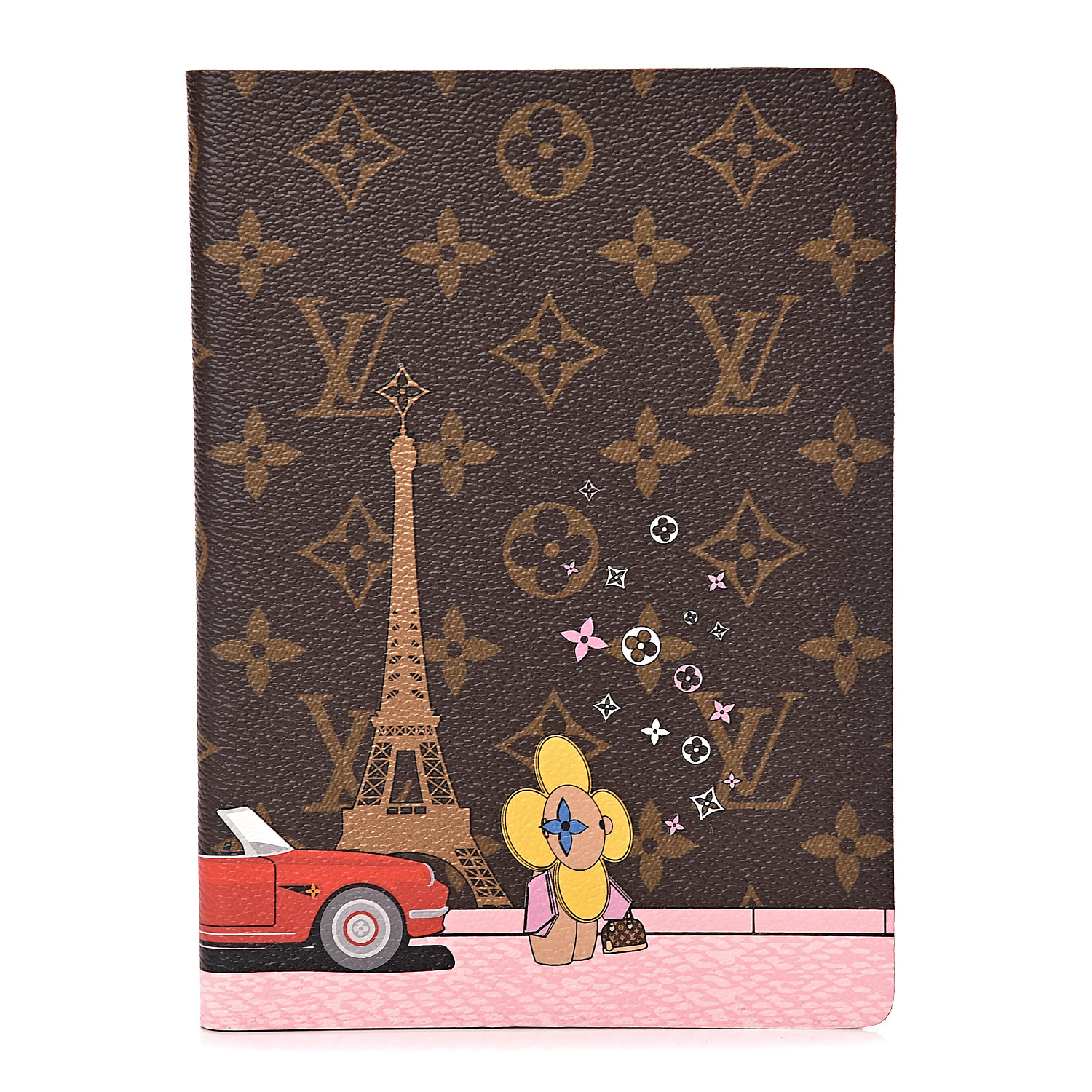 LOUIS VUITTON Monogram 2019 Christmas Animation Paris Notebook MM 478706