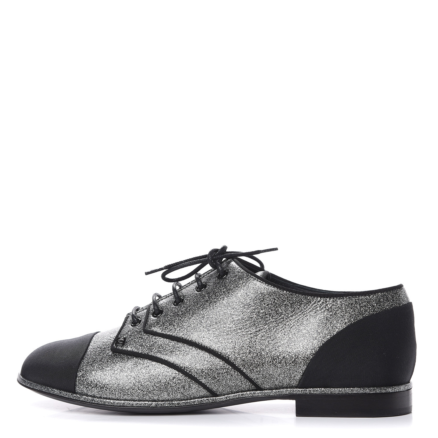 chanel lace up oxfords