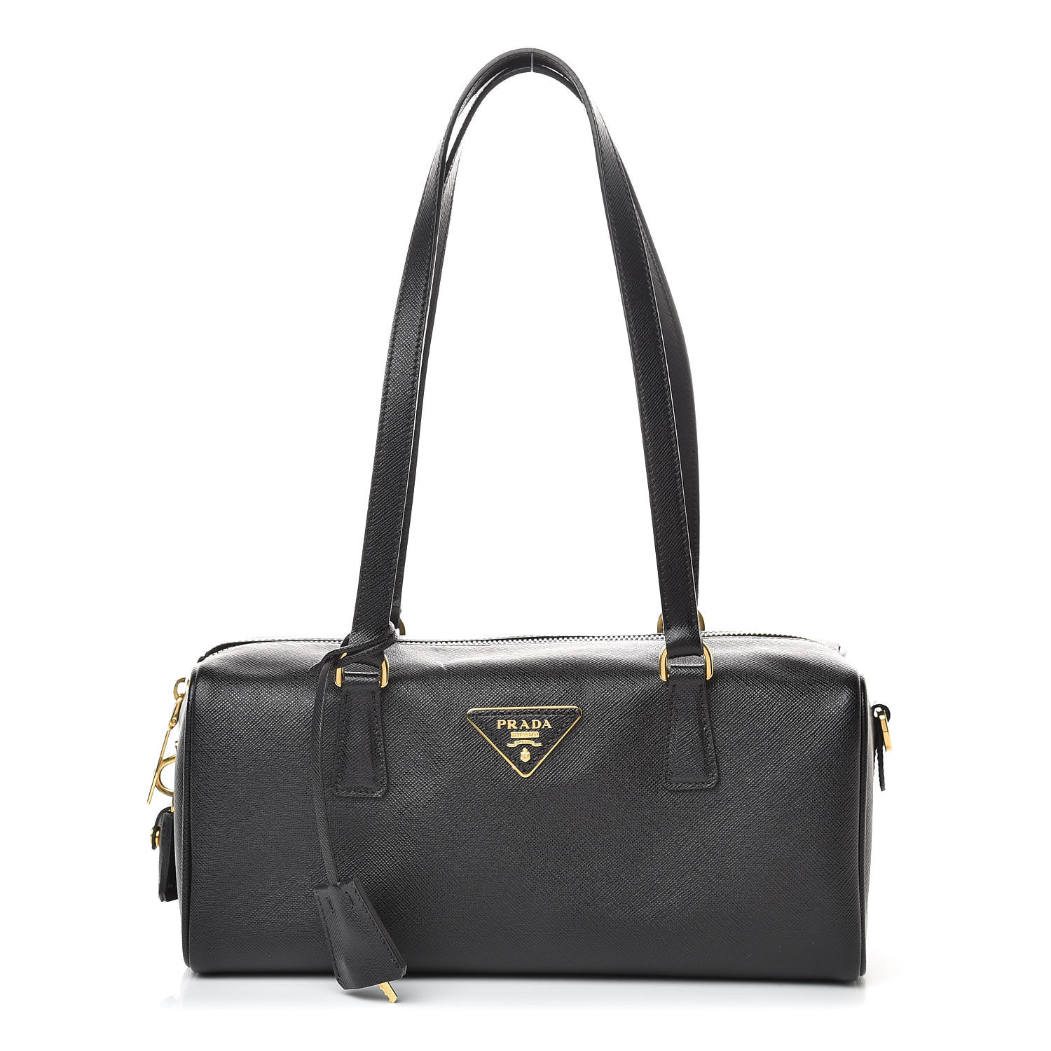 prada saffiano lux bauletto bag