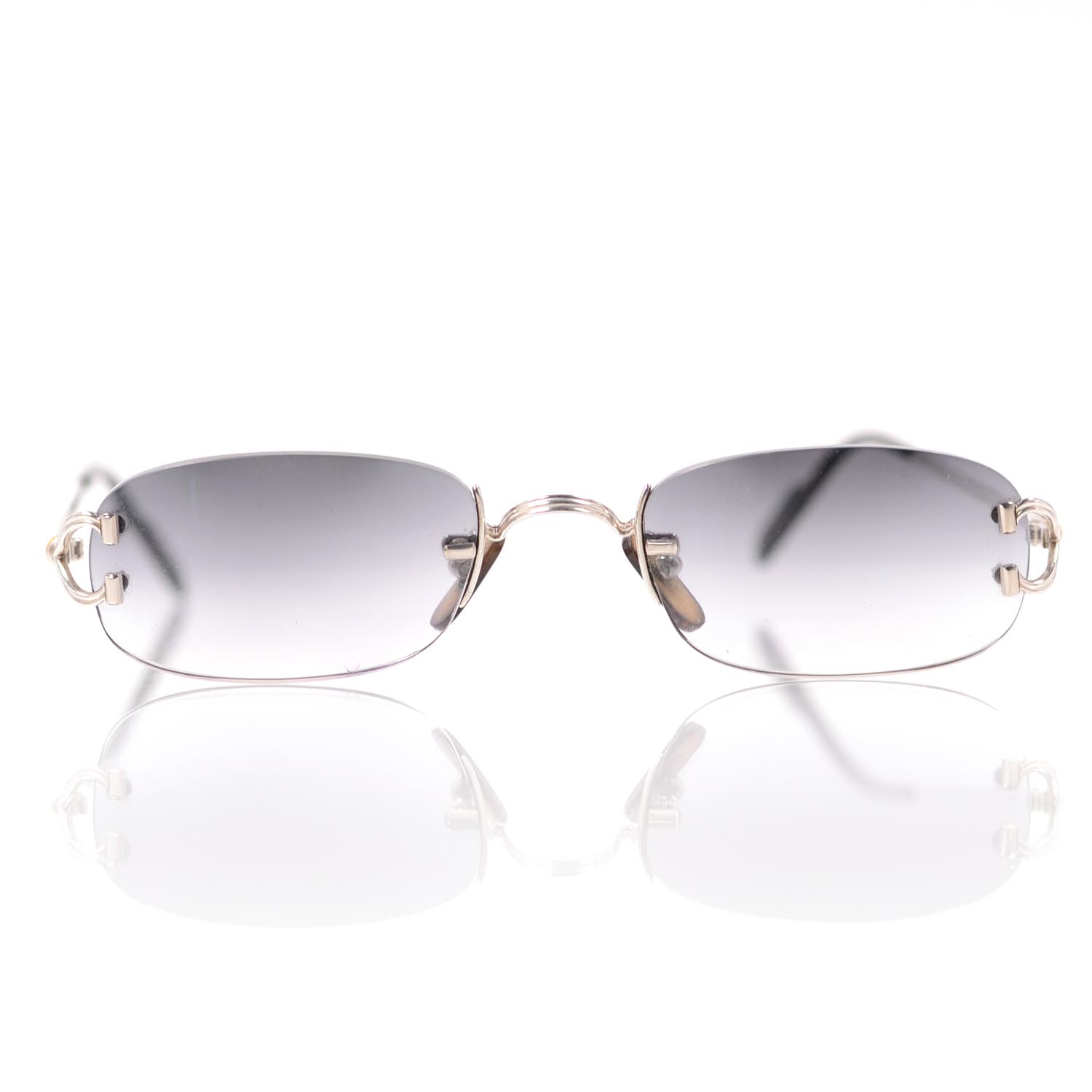 CARTIER Rimless Sunglasses 135 34446