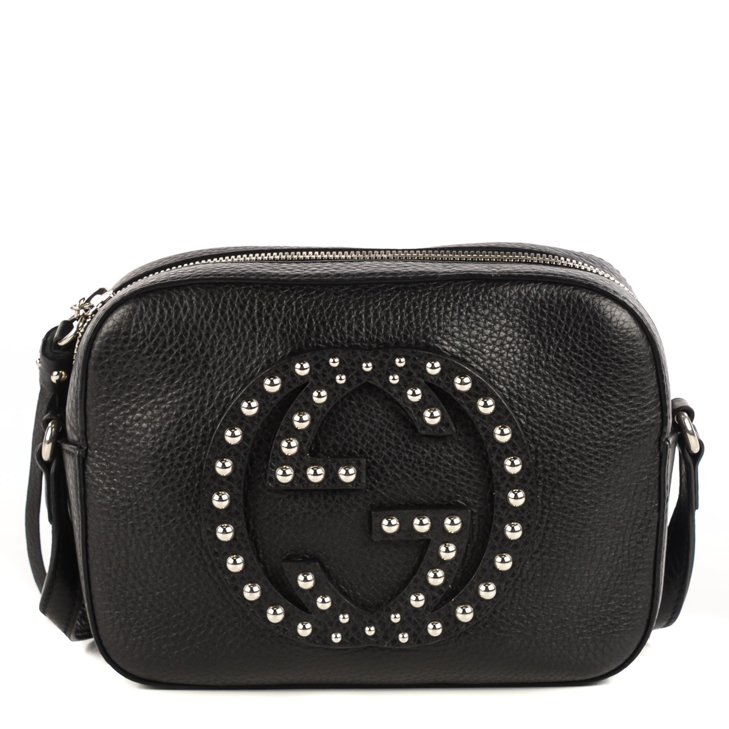 gucci soho studded disco bag