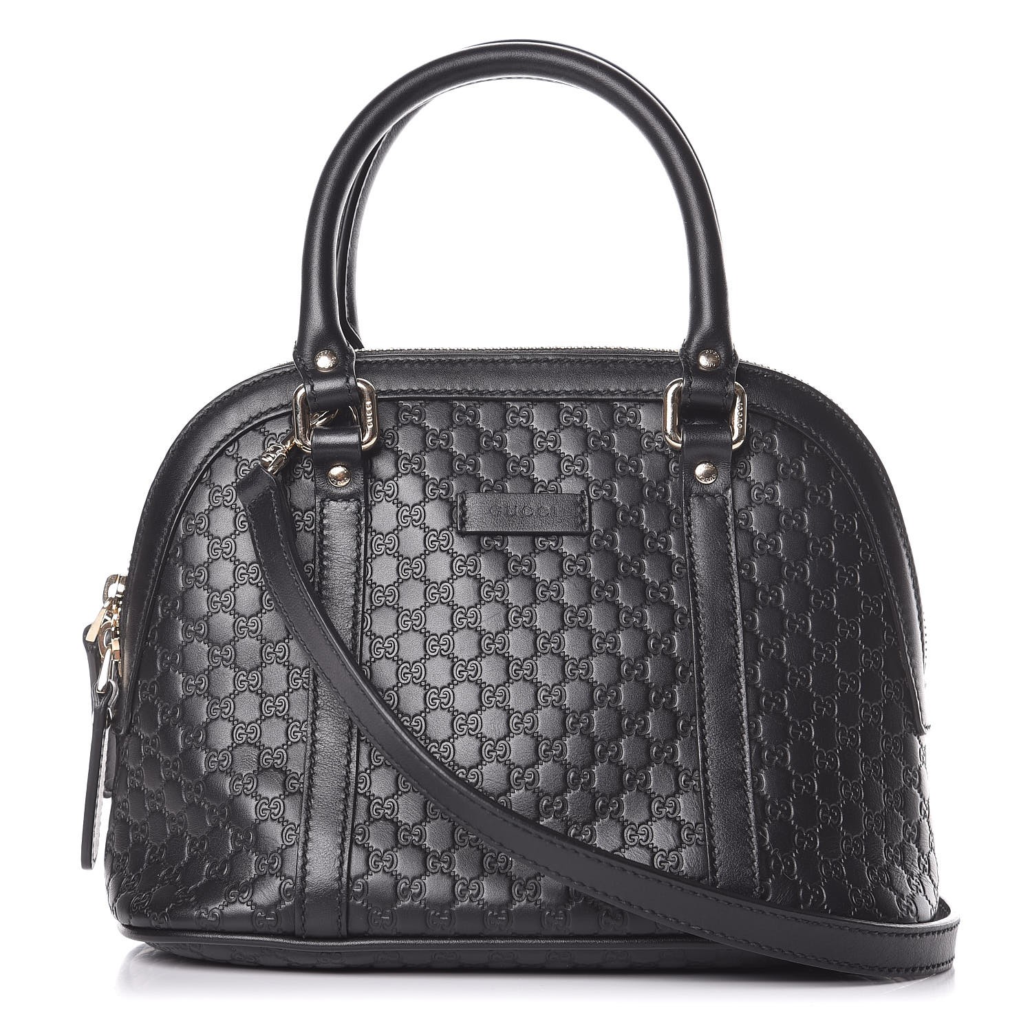 GUCCI Microguccissima Mini Dome Bag Black 331152