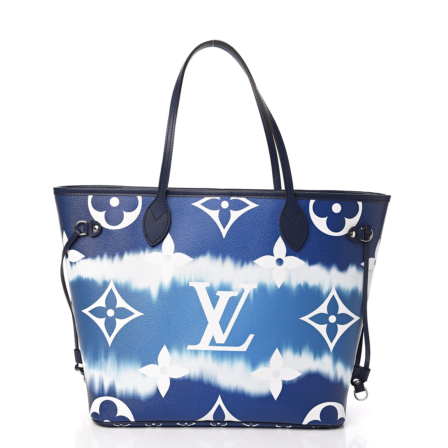 louis vuitton neverfull escale LOUIS VUITTON Monogram Escale Neverfull MM Blue 572420