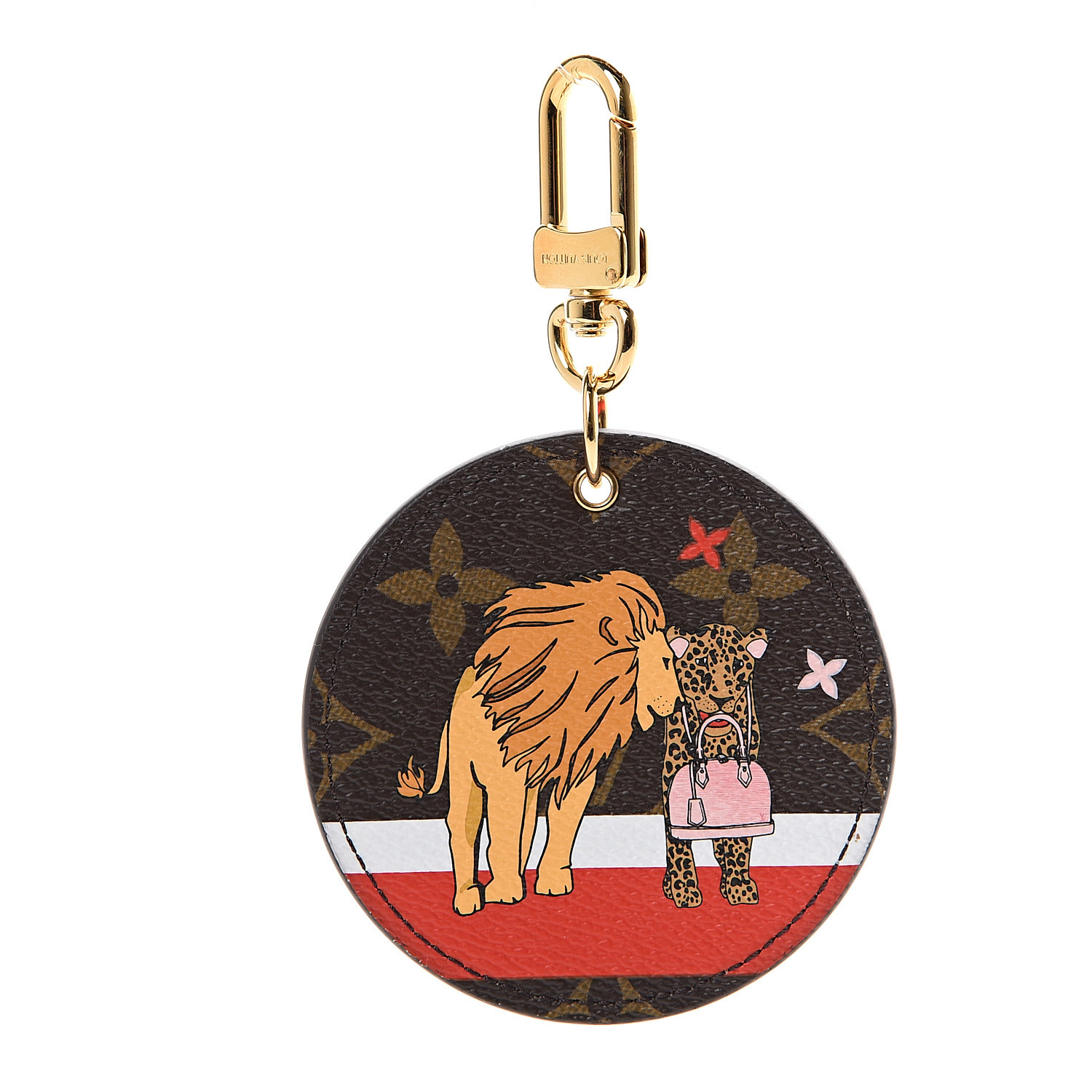 louis vuitton cat keychain
