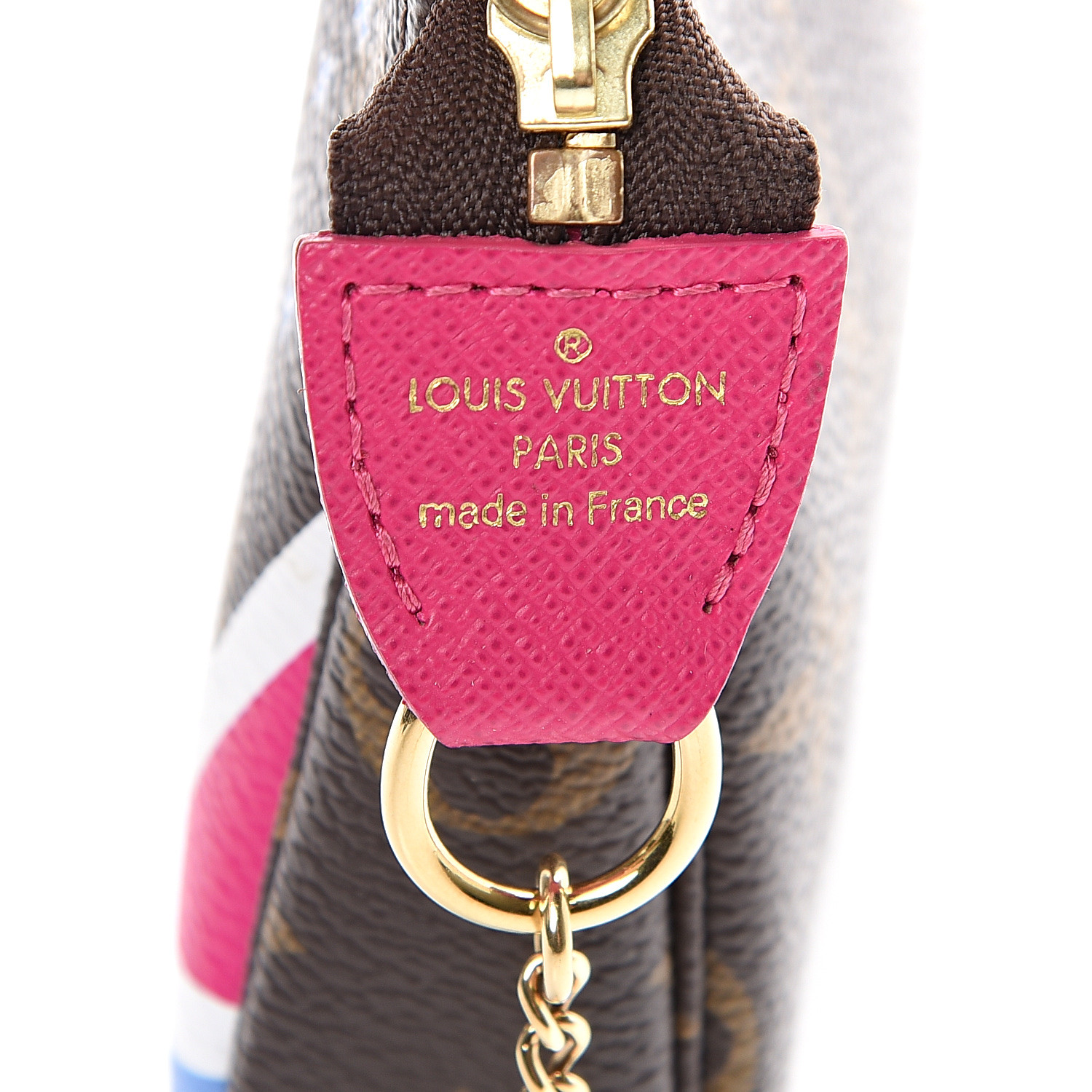 LOUIS VUITTON Monogram Bears Xmas Mini Pochette Accessories 571967