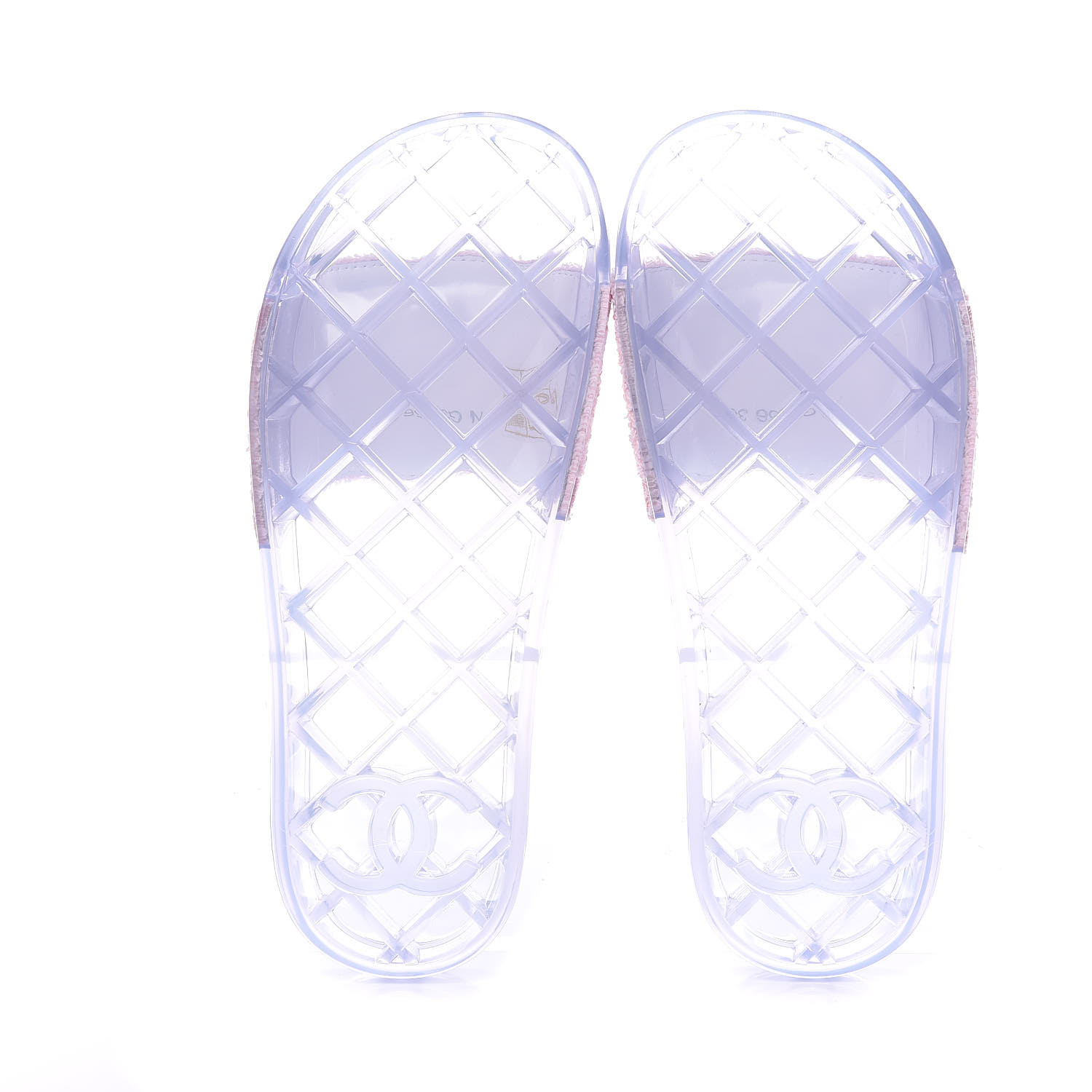chanel pvc slide