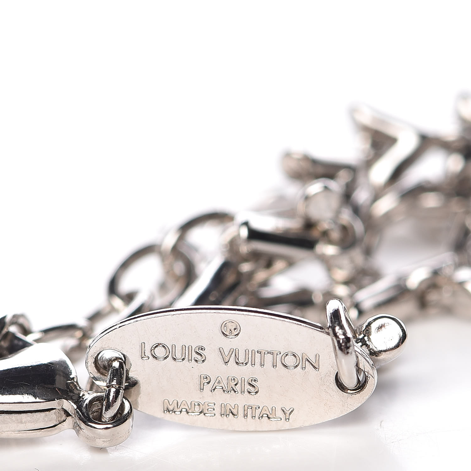 LOUIS VUITTON Petit Essential V Bracelet Silver 407941