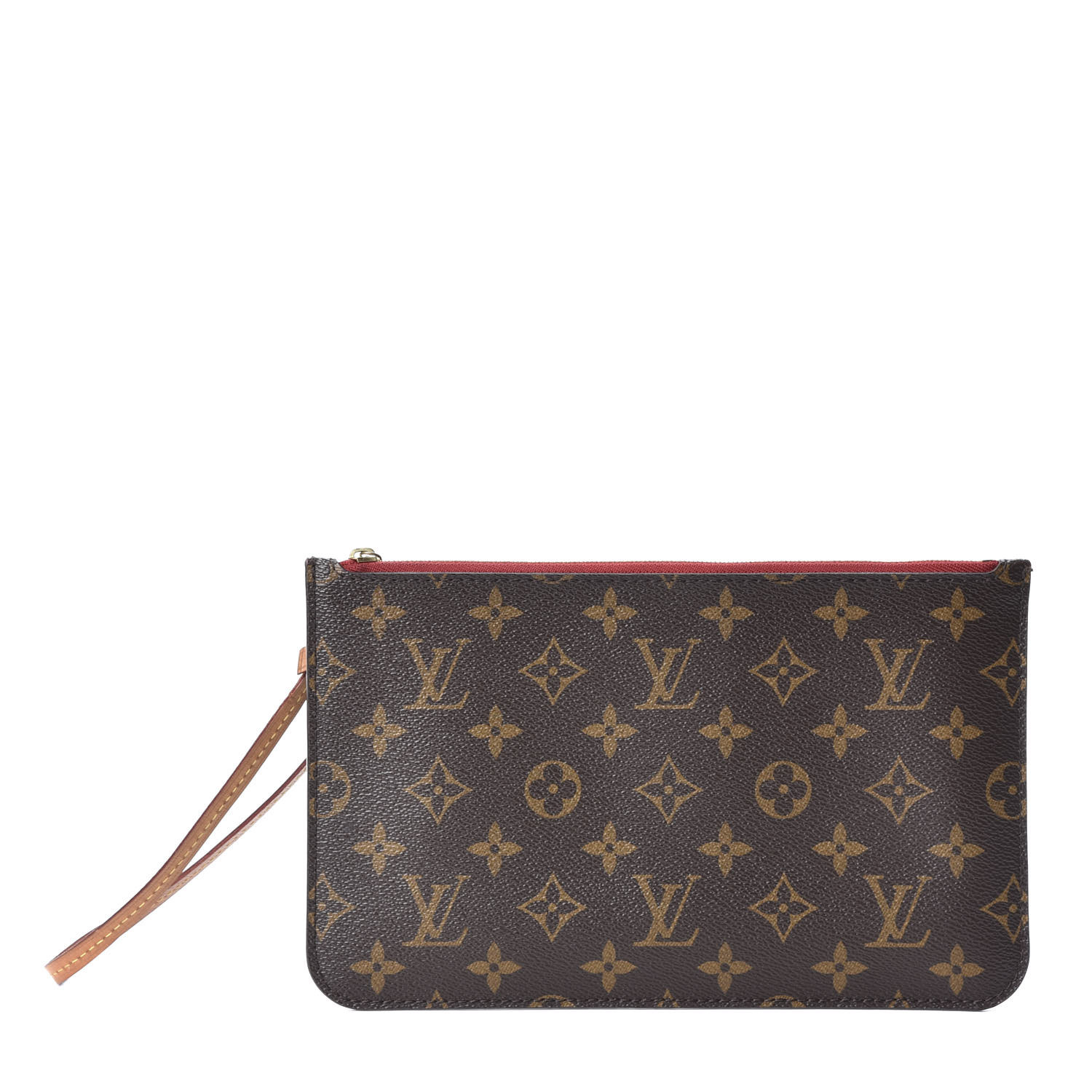 LOUIS VUITTON Monogram Neverfull MM GM Pochette Cherry 568561