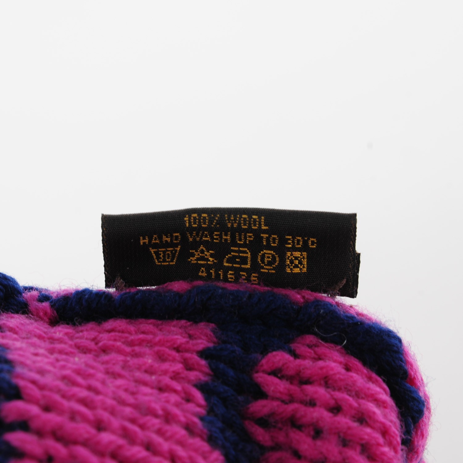 LOUIS VUITTON Wool Grand Froid Pom Beanie Hat 114877