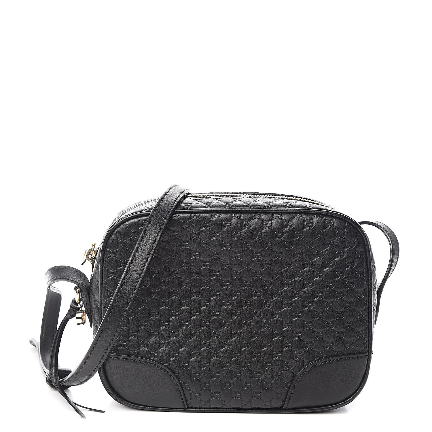 gucci microguccissima mini bree messenger bag black