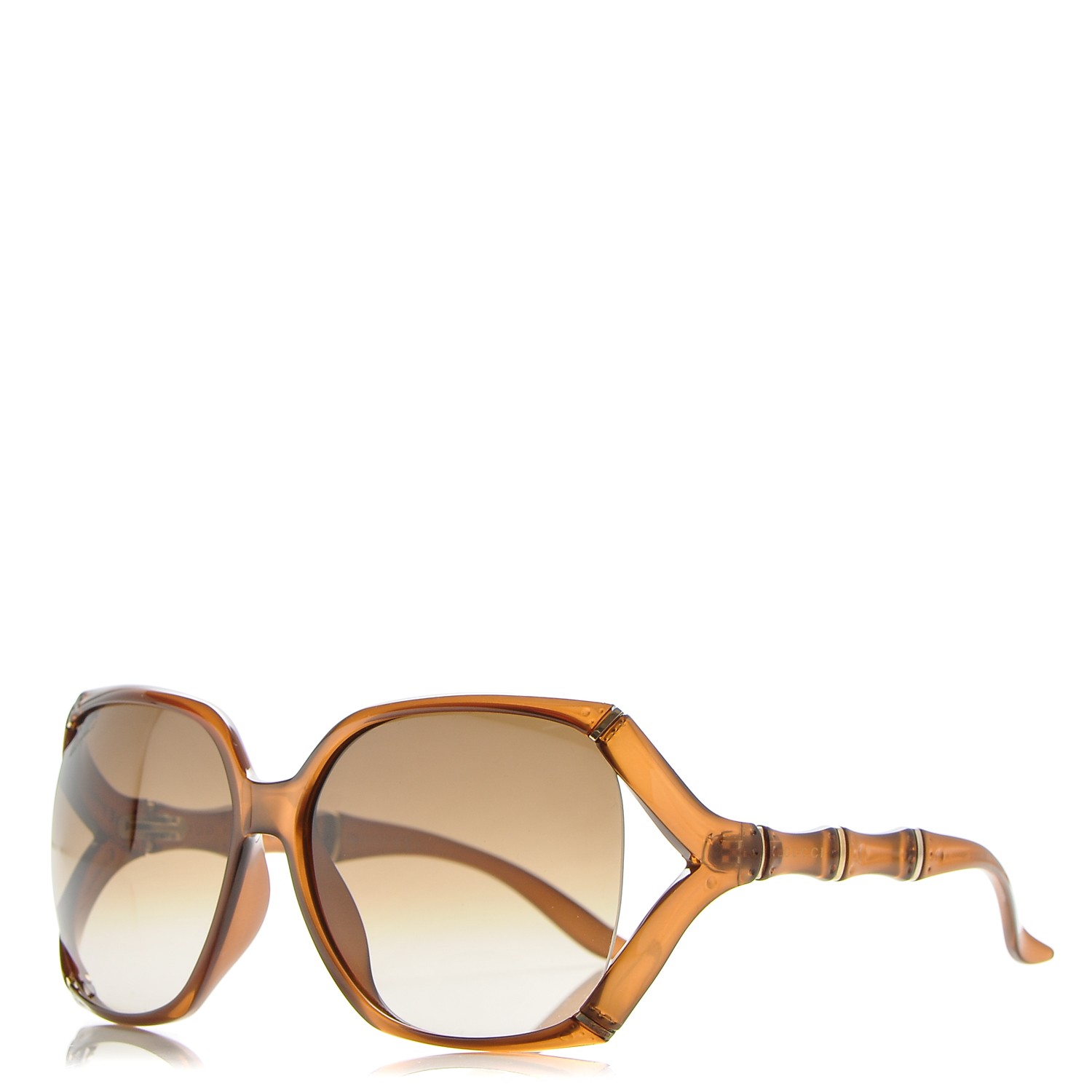 gucci bamboo sunglasses brown