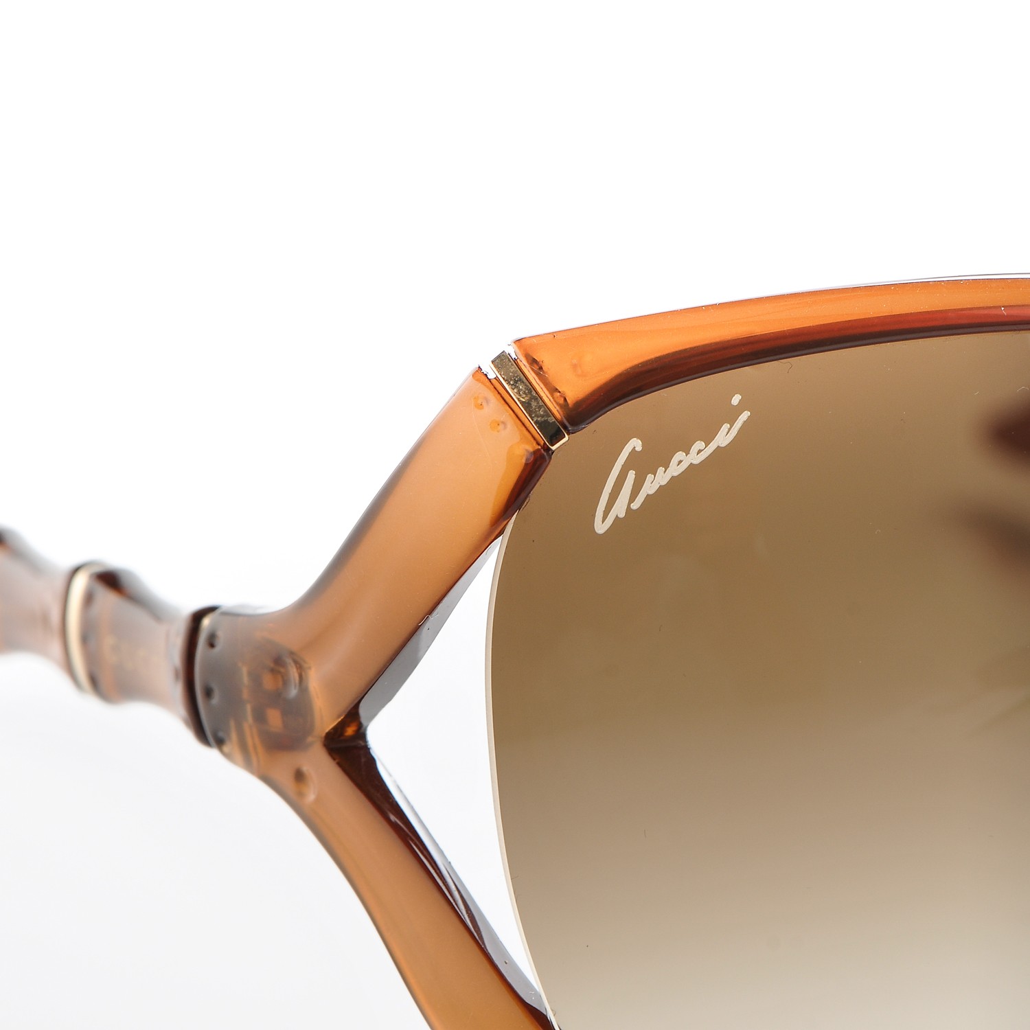 gucci bamboo sunglasses brown