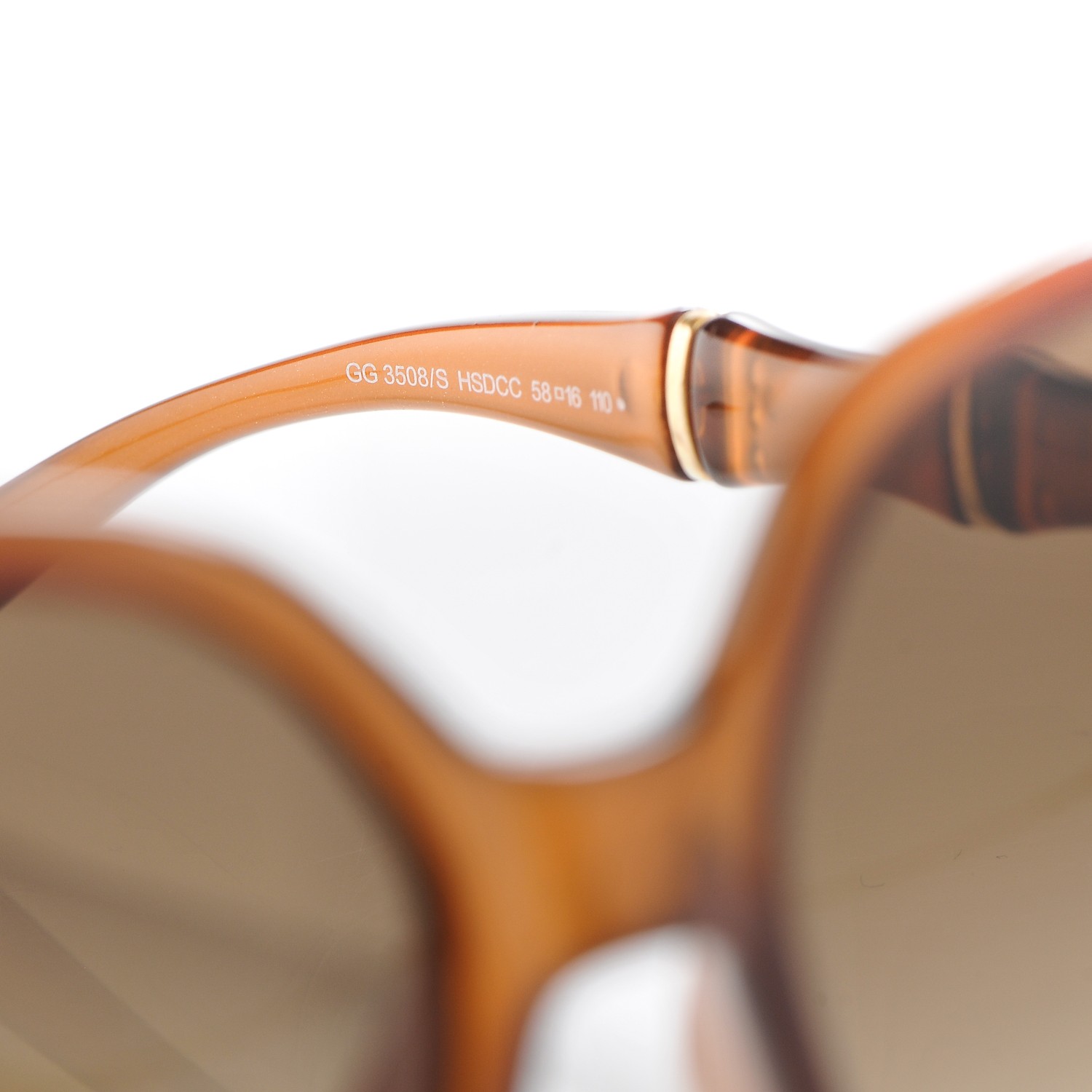 GUCCI Bamboo Sunglasses 3508/S Brown 194305