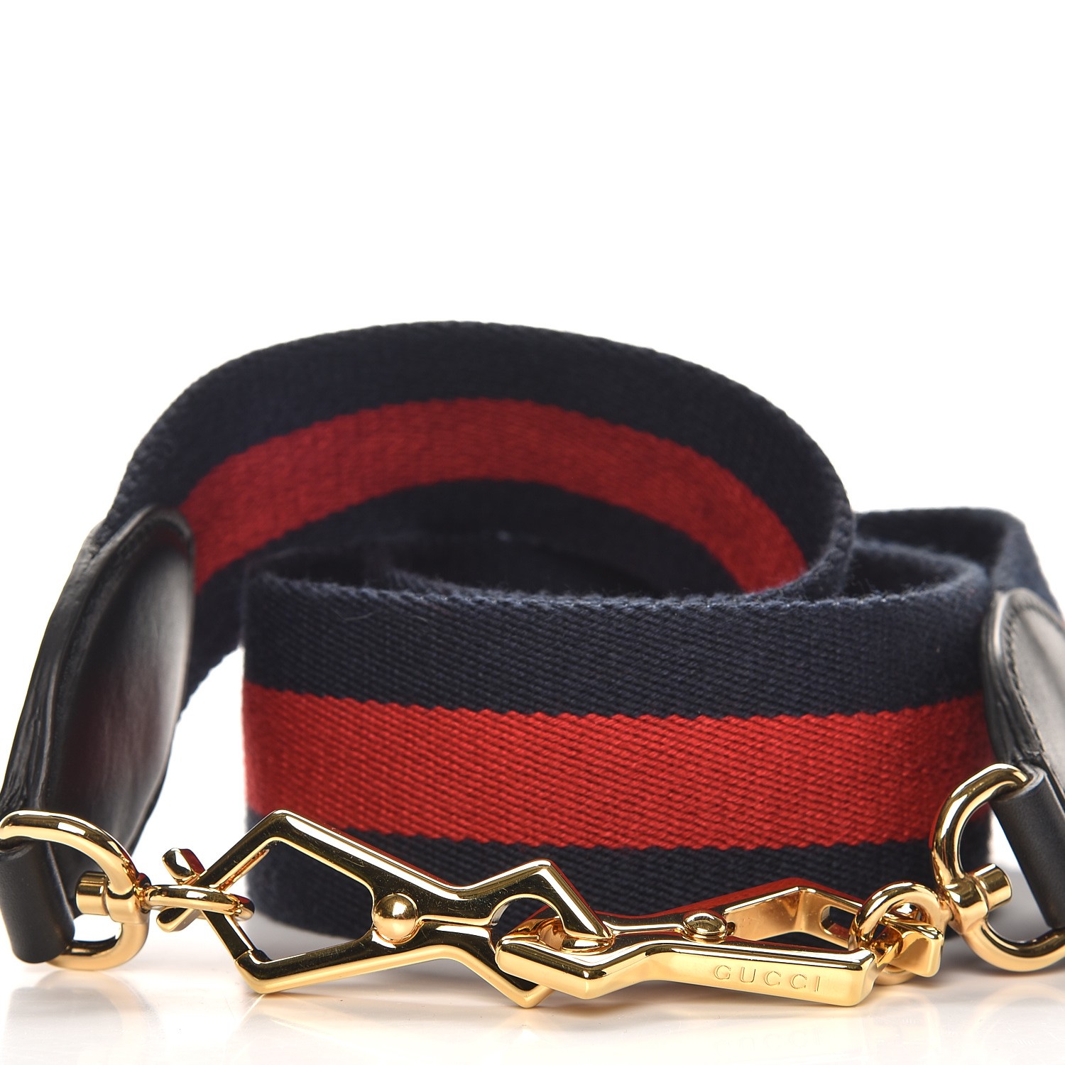  GUCCI  Canvas Web Shoulder Strap  Navy Red 240264