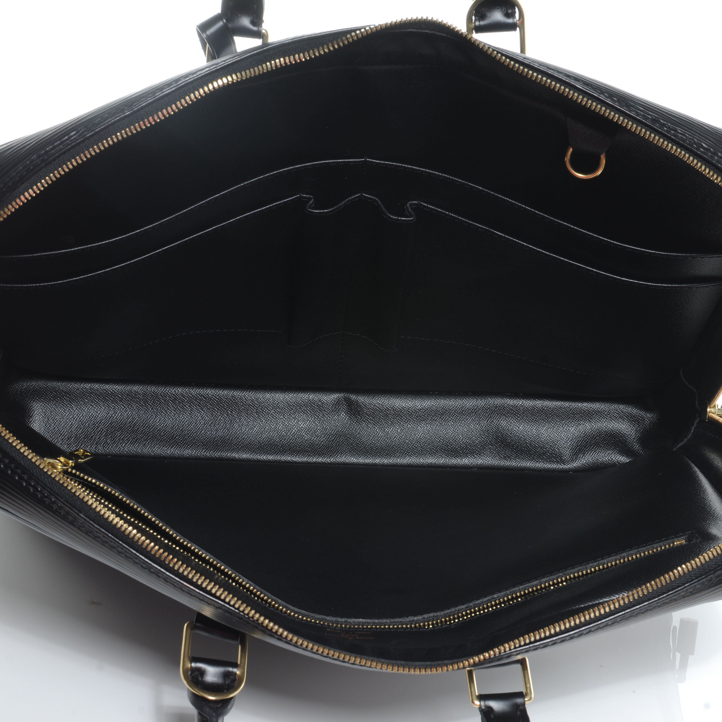 Louis Vuitton Black Epi Document Case Clutch Bag For Men