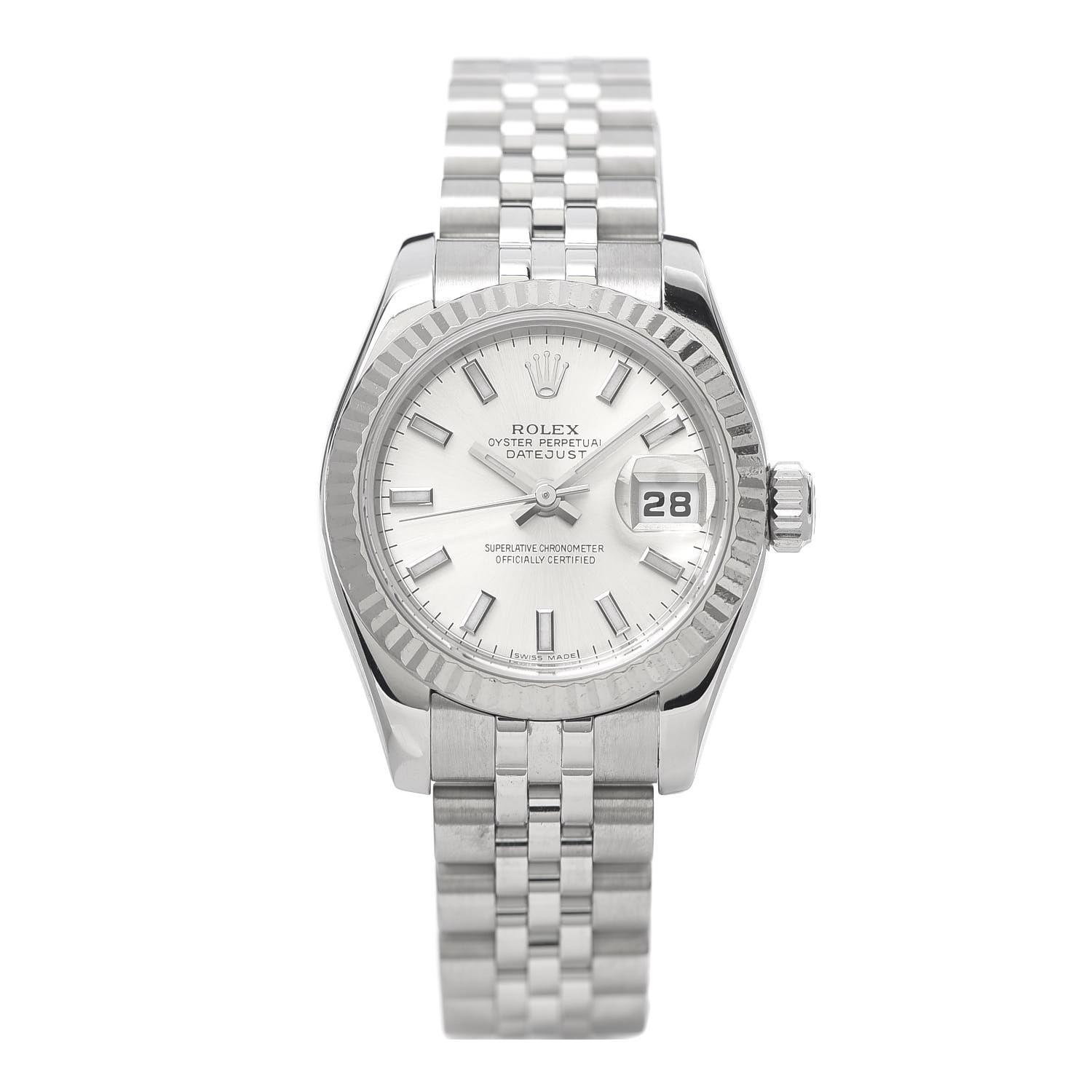 rolex oyster perpetual datejust superlative chronometer officially certified stainless steel
