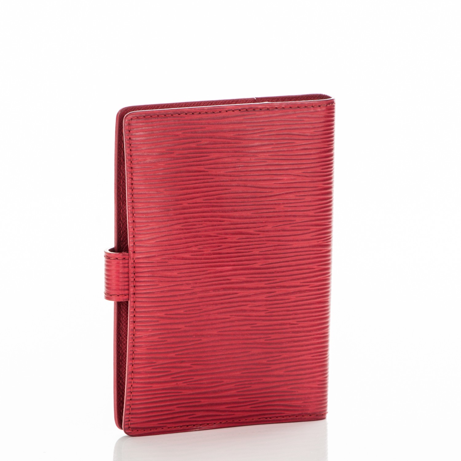 LOUIS VUITTON Epi Small Ring Agenda Cover Rouge 181427
