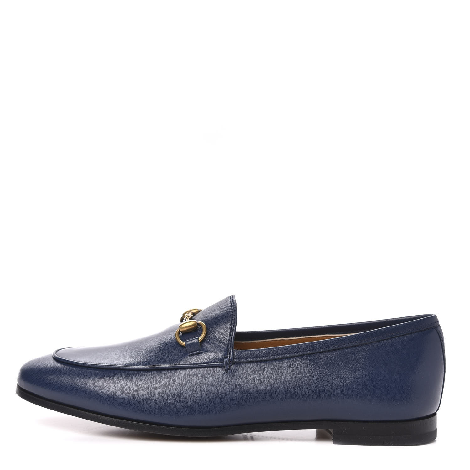 navy gucci loafers women's
