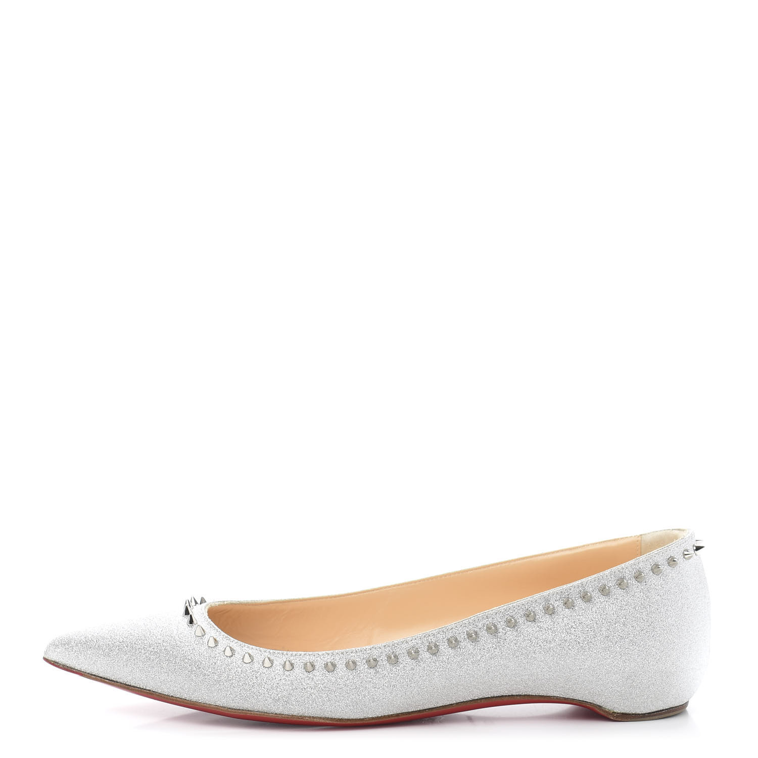 louboutin sparkly flats