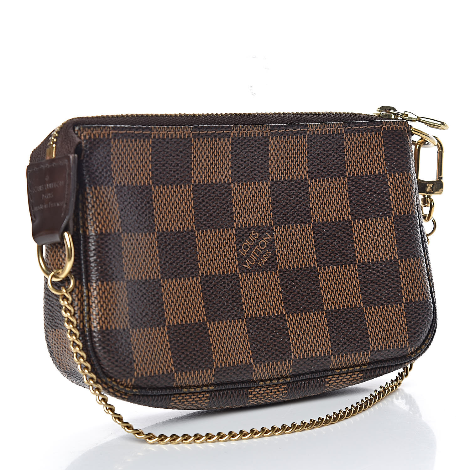 LOUIS VUITTON Damier Ebene Complice Trunks and Bags Mini Pochette Accessories 456967